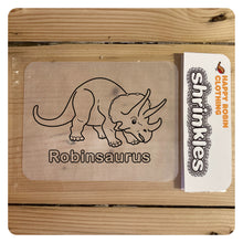 Load image into Gallery viewer, Pack of 5 Personalised Dinosaur shrinkles